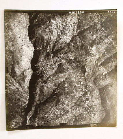 صورة جوية الأصلية جبال لبنان Mountains Lebanon, Villages Liban aerial Photo 1962
