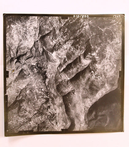 صورة جوية الأصلية جبال لبنان Mountains Lebanon, Villages Liban aerial Photo 1962