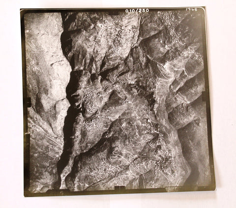صورة جوية الأصلية جبال لبنان Mountains Lebanon, Villages Liban aerial Photo 1962