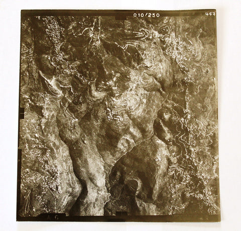 صورة جوية الأصلية جبال لبنان Mountains Lebanon Liban aerial Photo 1962