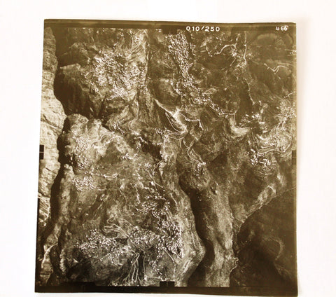 صورة جوية الأصلية جبال لبنان Mountains Lebanon Liban aerial Photo 1962