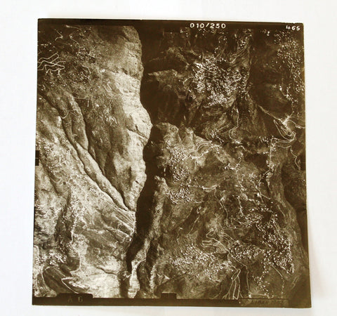 صورة جوية الأصلية جبال لبنان Mountains Lebanon Liban aerial Photo 1962