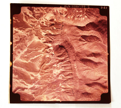 صورة جوية الأصلية جبال لبنان, لبنان Mount Lebanon, Yammouneh Fault Liban aerial Photo 1962