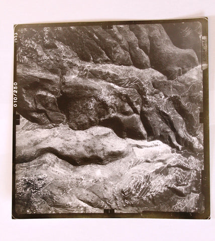 صورة جوية الأصلية جبال لبنان Mountains Lebanon Liban aerial Photo 1962