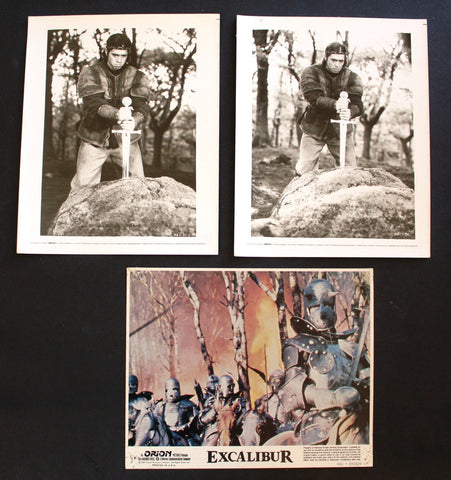 {Set of 7} Excalibur {Nigel Terry} 10X8" Original Movie Lobby Cards/Stills 80s