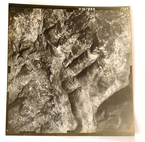 صورة جوية الأصلية, لبنان Mountainous Terrain Lebanon Liban aerial Photo 1962
