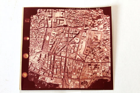 صورة جوية الأصلية وسط بيروت, لبنان Beirut Downtown/Port Lebanon Liban aerial Photo 1962