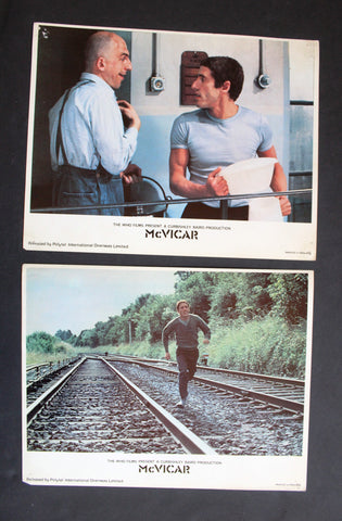 (SET OF 6) MCVICAR {MEL Ferrer} 11X14" UK Original LOBBY CARD 80s