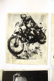 {Set of 6} The Five of Super Rider Man Kong-Lung Original B&W Photos 70s