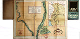 1903-1953 Golden Anniversary Ford, Road Map of Egypt and Sudan Map 1953