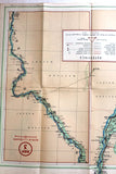 1903-1953 Golden Anniversary Ford, Road Map of Egypt and Sudan Map 1953