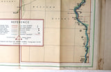 1903-1953 Golden Anniversary Ford, Road Map of Egypt and Sudan Map 1953