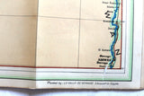 1903-1953 Golden Anniversary Ford, Road Map of Egypt and Sudan Map 1953