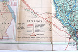 1903-1953 Golden Anniversary Ford, Road Map of Egypt and Sudan Map 1953
