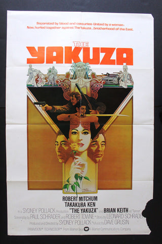Yakuza {Robert Mitchum} 27"x41" Original U.S. Movie Poster 70s