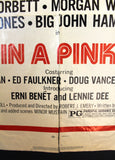 Ride in a Pink Car 27x41" Original Movie Poster 70s