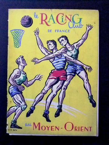 Le Racing Club De France Au Moyen Orient French Lebanese Program 1954