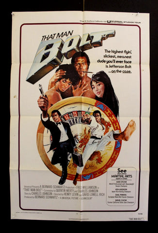 That Man Bolt (Christopher George) 27x41" Original US Movie Poster 70s