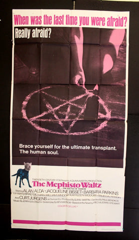 The Mephisto Waltz (Alan Alda) 81x41" Original US Movie 3sh Poster 70s