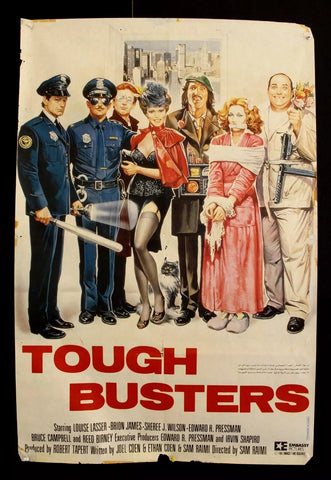 Tough Busters, Crimewave, Louise Lasser Lebanese Original Film Poster 80s