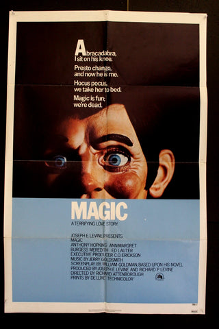 Magic (Anthony Hopkins) 27x41" Original US Movie Poster 70s