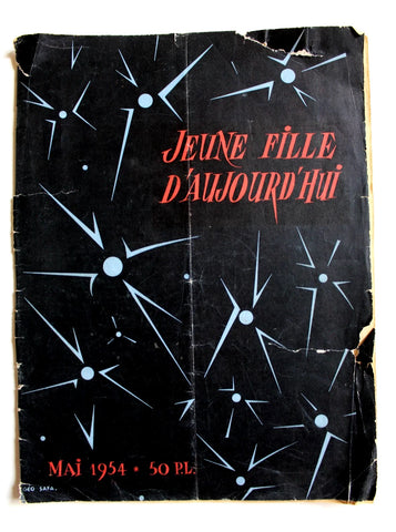 Jeune Fille d'Aujourd'hui French Lebanese Women Harissa Magazine May 1954