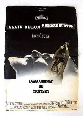 L'ASSASSINAT DE TROTSKY {ALAIN DELON} 24"x33" French Movie Original Poster 70s