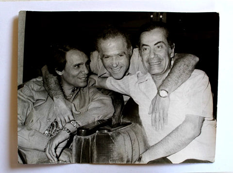 صورة فريد الأطرش, عبد الحليم حافظ Abdel Halim Hafez, Farid al-Atrash Original Photo 1972