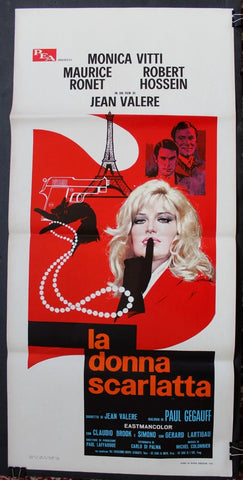 La Donna Scarlatta (Monica Vitti) Italian Film Locandina Poster 60s