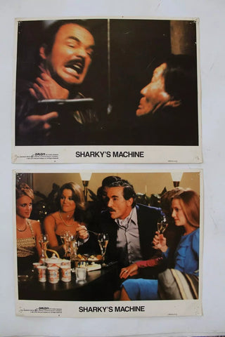 {Set of 8} Sharky's Machine ( Burt Reynold) 11X14" Original Movie LOBBY CARD 80s