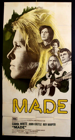 Made {Carol White} - 3sht Org 41"x81" British Movie Poster 1970s