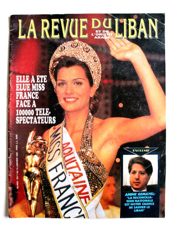 La Revue Du Liban Lebanese Mélody Vilbert Miss France French Magazine 1995
