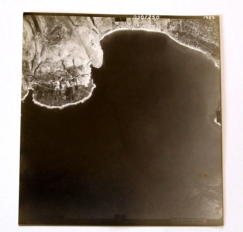 صورة جوية الأصلية خليج جونيه، كازينو, لبنان Jounieh Bay, Casino Lebanon Liban aerial Photo 1962