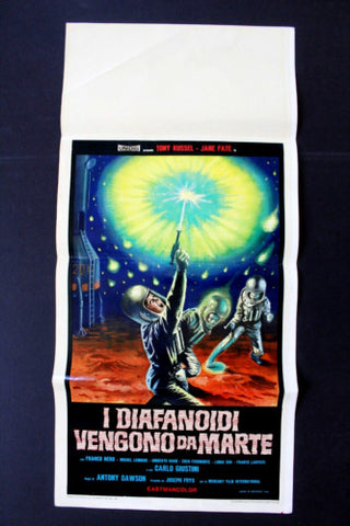 I diafanoidi vengono da Marte {Tony Russel} Italian Film Poster Locandina 60s