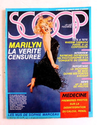 Scoop Lebanese #27 Marilyn Monroe VG French Magazine 1985