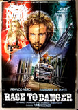 Race to Danger Grosso guaio a Cartagena Franco Nero Italian Movie Poster 80s
