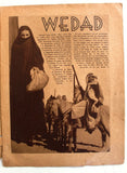 بروجرام فيلم عربي مصري وداد, أم كلثوم Wedad Arabic Egyptian Film Program 30s