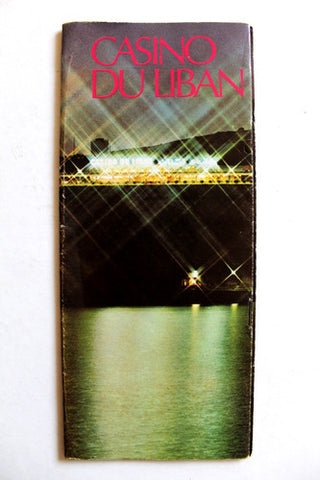 Casino Du Liban Tourism Lebanon Lebanese Brochure 1970s