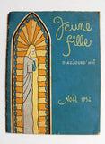Jeune Fille d'Aujourd'hui French Lebanese Women Harissa Magazine Noël 1954
