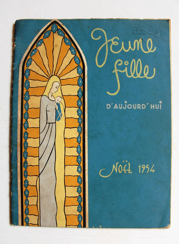 Jeune Fille d'Aujourd'hui French Lebanese Women Harissa Magazine Noël 1954