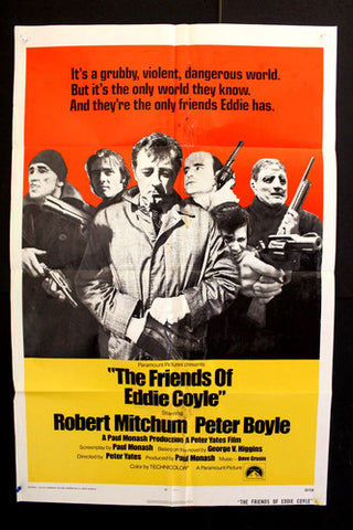 The Friends of Eddie Coyle (Robert Mitchum) 27x41" Original US Movie Poster 70s