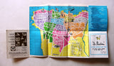 فندق فينيسيا بيروت Phoenicia Hotel Welcome Card/Map Beirut Lebanon Brochure 60s