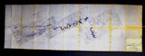 خريطة مخطط مشروع الليطاني Litani River Development Blueprint Lebanon Lebanese Map 1967