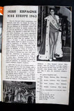 Lebanon Fortnightly Miss Europe/Lebanon Travel MEA Airlines Guide Magazine 1962