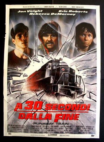 A 30 Secondi dalla Fine (Jon Voight) Italian Movie Poster Manifesto (2F) 80s