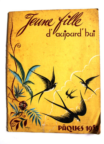 Jeune Fille d'Aujourd'hui French Lebanese Women Harissa Magazine April 1953