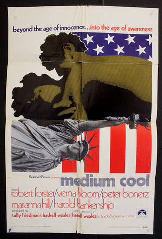 Medium Cool {Robert Forster} US Original 41x27" Movie Poster 60s