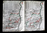 خريطة سباق رالي الربيع لبنان سيارات Auto Lebanon ATCL Arab Rally Map Marlboro 96