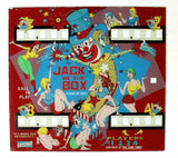 Jack in the Box Pinball Genuine Gottlieb Backglass 1973