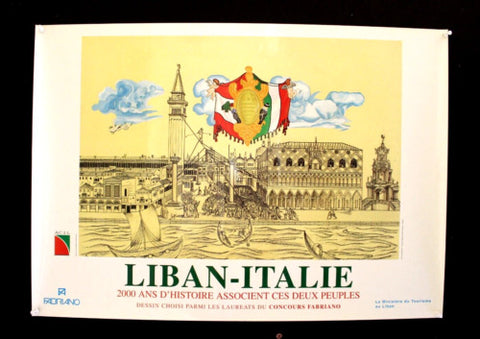 Liban-Italie Italian-Lebanese cultural association-ACIL R Original Poster 90s